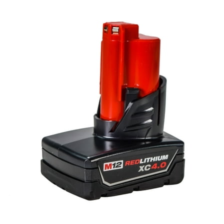 Milwaukee 48-11-2440 M12 4.0 Ah 12 V MAX Lithium Ion Battery Pack Single Pack