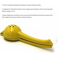 thumbnail image 2 of Lemon Squeezer, Handheld Squeezer Press, Aluminum Citrus Presser Juicer for Lemons Lime Fruits, 20 x 6 x 4cm, Yellow, 2 of 5