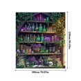 thumbnail image 2 of Polyester Fabric Shower Curtain Cloth Rustproof Halloween Design Water Resistant No Drill Install Machine Washable for Bathroom Tub Privacy Screen, 2 of 4