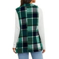 thumbnail image 3 of Elegant and Versatile! Ladies' Checkered Lapel Jacket, 3 of 6