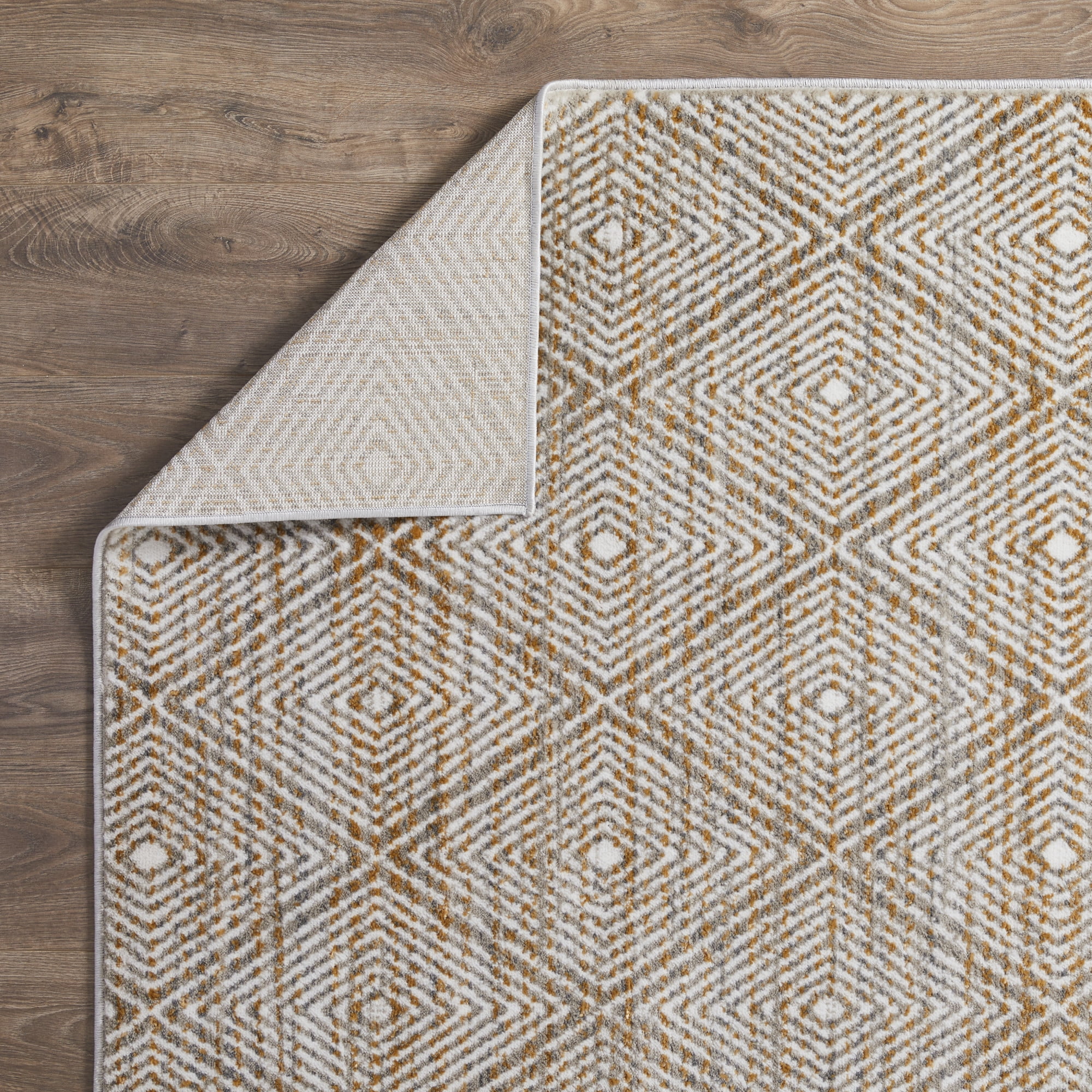 Loomaknoti Alanzo Alburnt 9' x 12' Geometric Indoor Area Rug , Beige/Cream