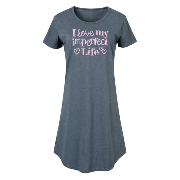 Instant Message - I Love My Imperfect Life - Positive - Inspirational - Womens - Any Way Dress