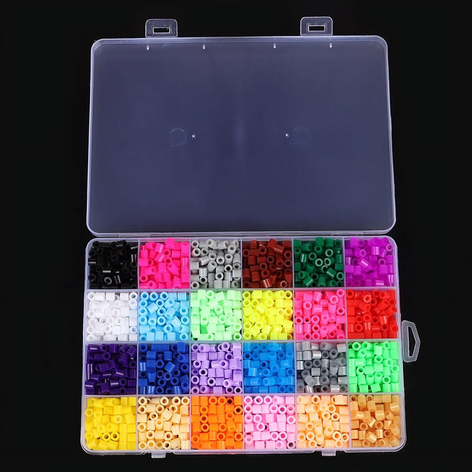 24 Colors 5mm Hama Beads Toy Fuse Bead for Kids DIY Handmaking 3D Toys