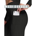 thumbnail image 2 of COMFREE Women High Waist Yoga Pants Tummy Control Stretchy Workout Butt Lift Booty scrunch Textured Tights Anti Cellulite Leggings, 2 of 6