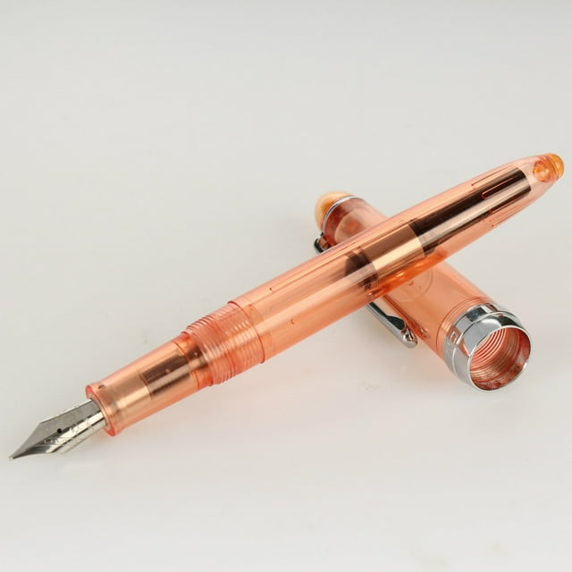 Transparent Colorful Fountain Pen | Fine Nib, Office & School Pen, Transparent Series Iridium Pen | Spiral Design Pen, Transparent Fountain Pen, Jinhao 992 Pen, Colorful Writing Tool