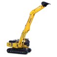 thumbnail image 2 of Komatsu PC450LC Excavator Short Boom with Bucket Yellow 1/50 Diecast Model by Universal Hobbies, 2 of 6