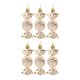thumbnail image 4 of Adornos colgantes de Navidad Yotijar 6 piezas dulces oro, 4 of 7