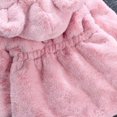 thumbnail image 6 of URMAGIC 1-8 Years Girl Fall And Winter Coat Toddler Kids Hooded Thicken Fleece Warm Jacket Coat Bear Medium Length Outwear Overcoat, 6 of 6