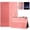 Pink, variant on Decase for iPad Mini 7 A17 Pro Case with Card Slot, iPad Mini 7th/6th Generation Case (2024/2021), Multi-Angle Viewing Stand Folio Cover, PU Leather Case with Auto Wake/Sleep Function,Pink