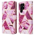 thumbnail image 2 of Compatible with Samsung Galaxy S22 Ultra 5G Premium Vintage PU Leather Magnetic Closure Case with Strap Flip Cover, 2 of 5