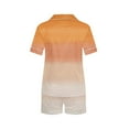 thumbnail image 4 of Pantalons de Pyjama pour Femmes, Hauts à Manches Courtes pour Femmes, Blouse Décontractée pour Enfants Col Rabattu Manches Courtes Mode Ensemble de Pyjama, 4 of 5