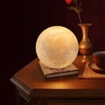 thumbnail image 5 of Lámpara de luna 3D, luz nocturna LED ALED, táctil, 3 colores, 15 cm de diámetro, recargable por USB, ideal para dormitorio, sala de estar, cafetería y cumpleaños o Navidad., 5 of 5