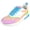 Blue-Multi, variant on Women’s Air Cushion Sneakers – Lightweight Lace-Up Breathable Mesh Walking Tennis Running Shoes Casual Fashion Sneakers SKIP-11 White/ Gold 9