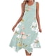 thumbnail image 1 of Ladies Summer Tops Impreso sin Mangas Cuello Redondo Vestido Casual para Uso Diario Y Casual, 1 of 7