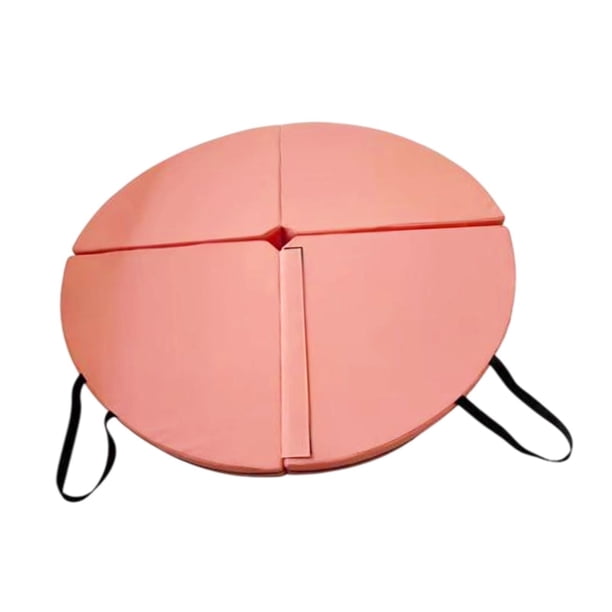 Pole Dance Crash Mat Protección plegable para ejercicio físico Entrenamiento de baile rosa claro