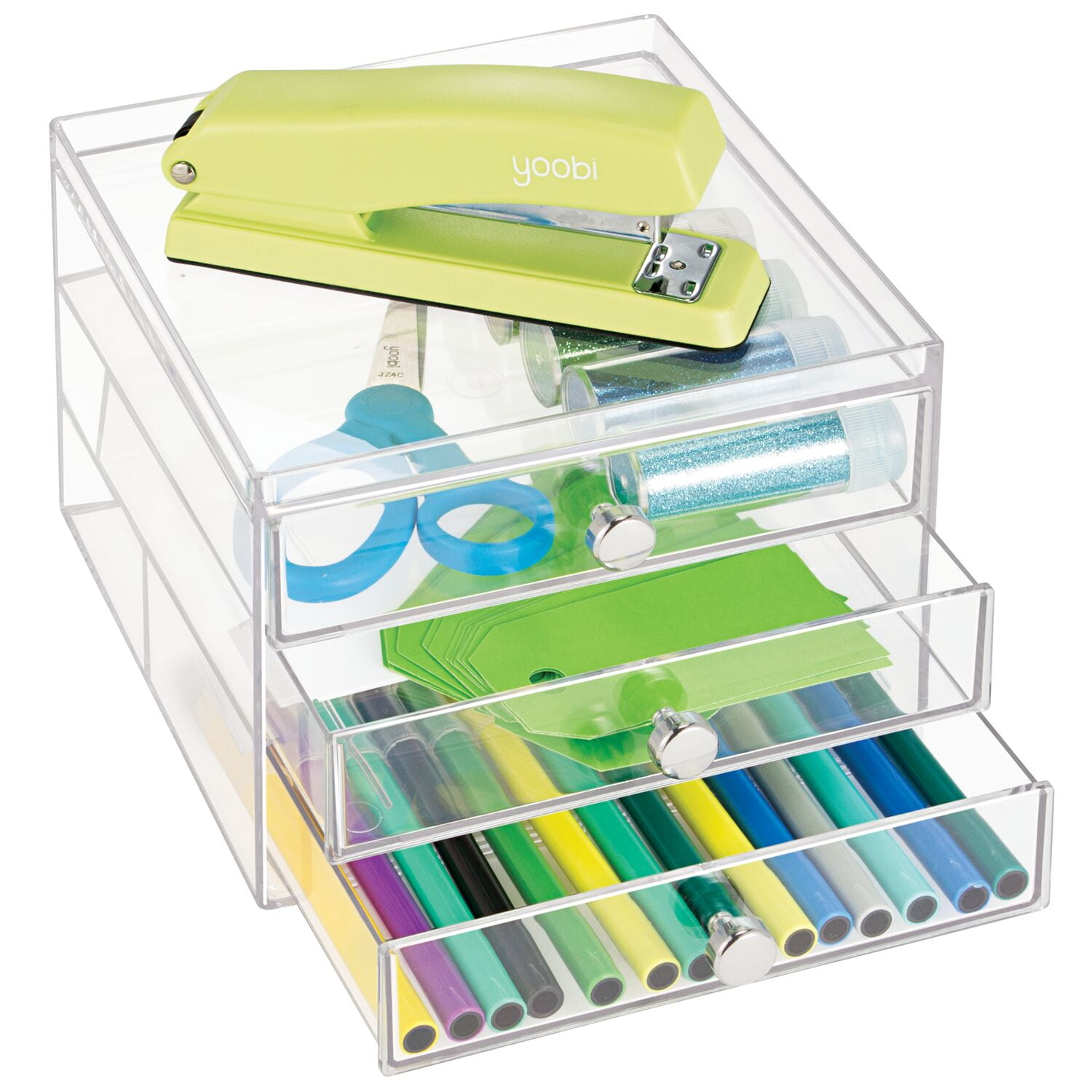 iDESIGN Original Three Drawer Set Clear