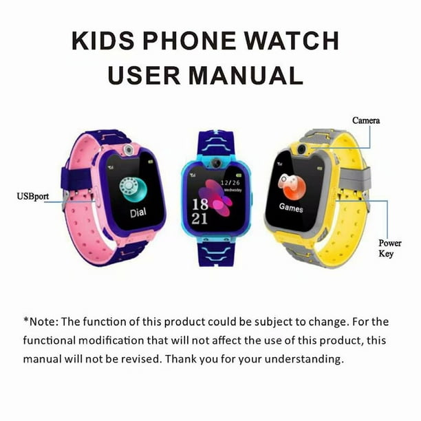 Universal - Montre téléphone pour enfant dial écran tactile caméra
