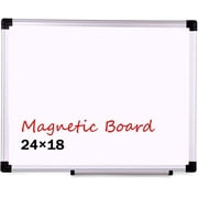 XBoard Magnetic Dry Erase Whiteboard Set for Wall, 24" x 18"
