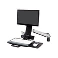 thumbnail image 1 of Ergotron StyleView - Trousse de Montage (Repose-Poignet, Trousse de Support de Montage de Rail, Support de Réglage de Hauteur, Plateau de Clavier avec Plateau de Souris Gauche/droite, Support pour Lecteur de Codes-Barres et Souris, Bras Combiné) - pour Écran LCD / Équipement PC - Aluminium Poli - Taille d'Écran : jusqu'à 24 Pouces, 1 of 4