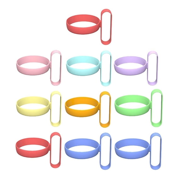 Disposable Cup Holder 10 Pcs,Anti Scalding Paper Cup Bracket,for Holding Disposable Cups without Burning,Hecnuo