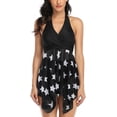 thumbnail image 1 of Trajes de baño sexys para mujer, tankini de malla de dos piezas, traje de baño ligero de secado rápido con pantalones cortos, 1 of 3