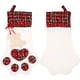 thumbnail image 5 of Calcetín navideño para perro mascota, liga navideña colgante, patas grandes para decoración navideña, decoraciones navideñas, calcetines navideños, bolsa de regalo, celosía de pata de perro, calcetín, 5 of 7