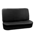 thumbnail image 3 of FH Group Faux Leather Airbag Compatible and Split Bench Car Seat Covers, Full Set, Black, 3 of 3