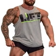 thumbnail image 1 of Summer Workout Tank Tops for Men with Sleeveless Design and Letter Print, 1 of 8