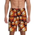 thumbnail image 1 of Fotbe Vintage Basketball Pantalones Cortos de Pijama para Hombre, Ropa de Dormir, Pantalones de Pijama Cortos para Hombre-Medium, 1 of 6