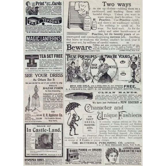 Decor newspaper Ad Prints Poster. Graphic Art Design. Home Shop Wall Art. 11 x 17 Inch Poster