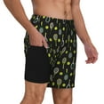 thumbnail image 2 of Fotbe Tennis Rackets Men’s Swim Trunks Quick Dry Swim Shorts Board Shorts with Mesh Lining-Medium, 2 of 9