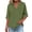 Army Green, variant on Hinvhai Womens Cotton Linen Short Sleeve V Neck T Shirts Casual Button up Solid Color Loose Fit Tops Rose Gold XXXXXL