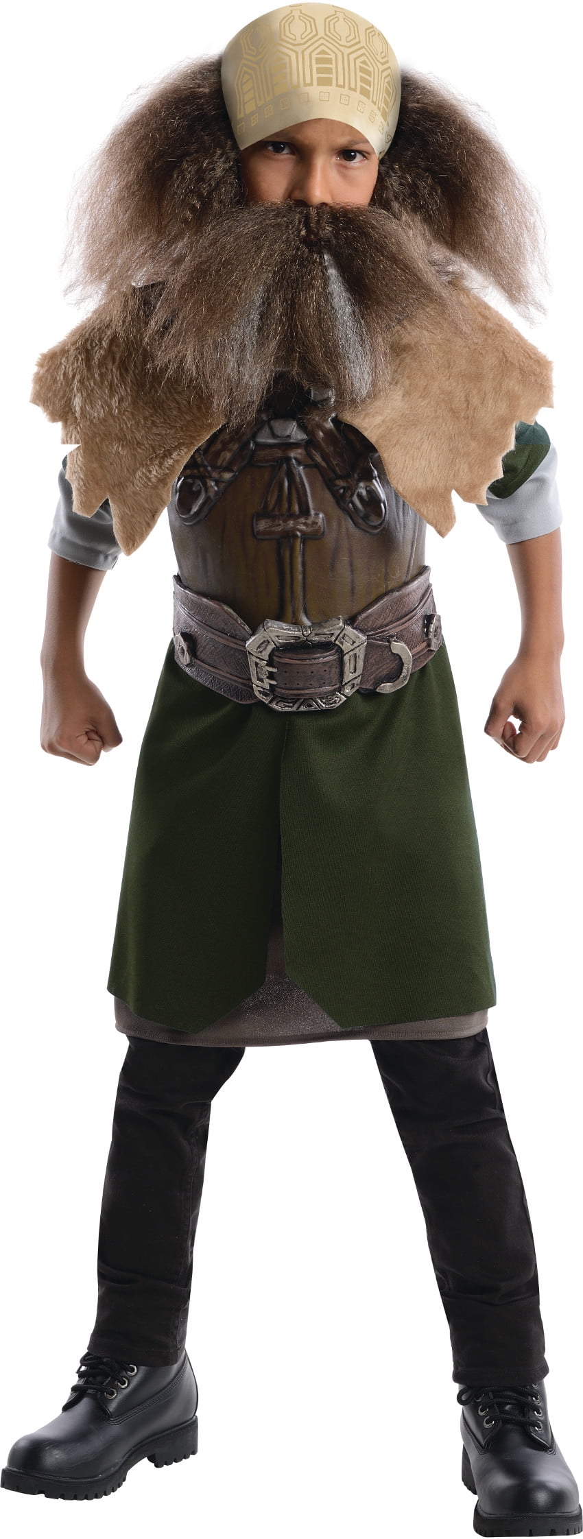 Kids Childs Boys Lord of the Rings Hobbit Dwarf Viking Dwalin Character