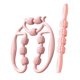 thumbnail image 2 of 2 rodillos de masaje, rodillo muscular, ejercicio, entrenamiento, herramienta multifuncional de masaje de piernas, abrazadera circular para muslos, rosa, 2 of 8