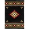 thumbnail image 1 of Oriental Weavers Hudson 5'3" x 7'6" Machine Woven Rug in Black, 1 of 2