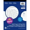 Pacon Paper Multi-Program Handwriting Tablet, D'Nealian/Zaner-Bloser, 1/2" x 1/4" x 1/4" Ruled Short, 8" x 10-1/2", 40 Sheets | Bundle of 5