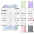 thumbnail image 2 of DISKEBUISS Girls' Casual Dress Ruffle Trim Collar Gingham Sleeveless Round Neck Soft Dress for Everyday Comfort Wear, 2 of 6