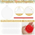 thumbnail image 5 of Acrylic Blanks, 20Pcs Clear Acrylic Ornament Keychain for Crafts 3” Round Flat Acrylic Discs Ornament for DIY 2022 Christmas Ornament Vinyl Art Crafting Handmade Gifts, 5 of 7