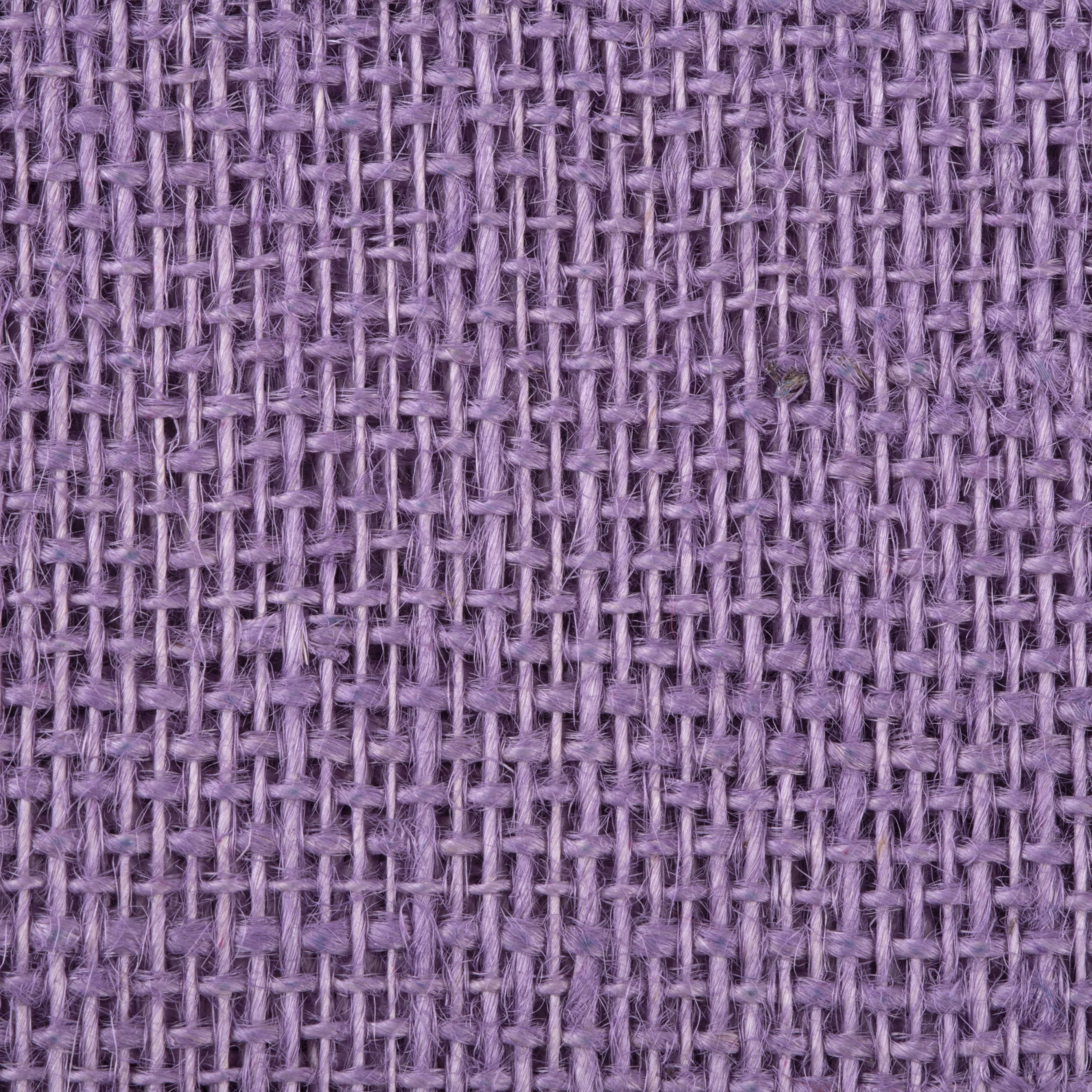 Allen Company Precut Natural Jute Burlap, Finished Edges, 46"W X 1-Yard, Lavender