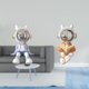 thumbnail image 2 of Figura de escritorio,Estante con estatua de astronauta para decoración de oficina y hogar,Estatua del astronauta,Figura decorativa espacial de estatua de astronauta,Escultura de figura de, 2 of 7