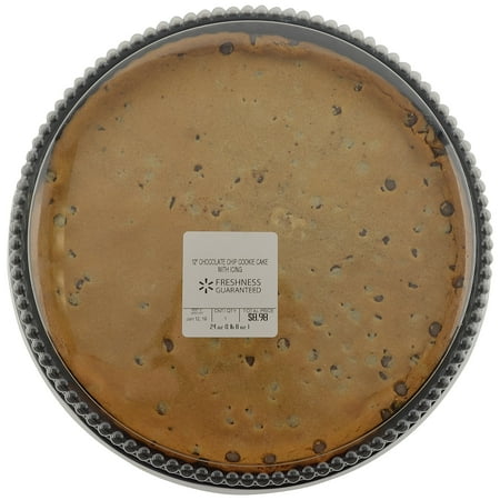 Freshness Guaranteed Chocolate Chip Cookie Cake with Icing, 12", 24 oz