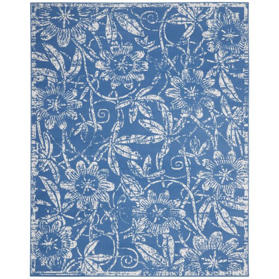 Nourison Whimsicle WHS05 Indoor only Area Rug - Blue 7' x 10'