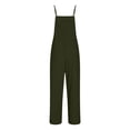 thumbnail image 6 of Women Casual Loose Wide Leg Jumpsuit Sleeveless Spaghetti Strap Romper with Pockets, 6 of 8