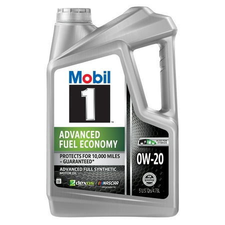 (3 pack) (3 Pack) Mobil 1 Advanced Fuel Economy Full Synthetic Motor Oil 0W-20, 5 Quart