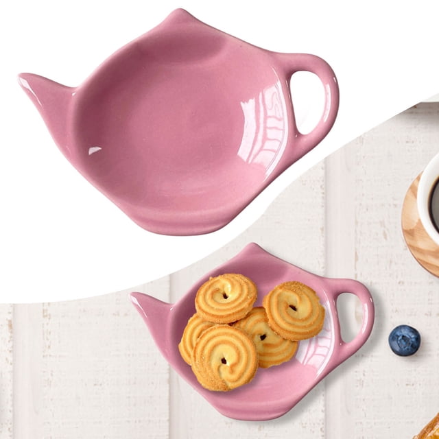 Teapot Shaped Tea Bag Holder Creative Ceramic Teabag Caddy Dish for Tea Time Organization Countertop Table Use Elegant Kitchen Tea Accessory,tea accessories,C,1PC