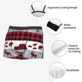 thumbnail image 3 of Fotbe Buffalo Plaid Forest Calzoncillos Tipo Boxer con Bolsa de Soporte Total para Hombre, X-Temp Fresco, Transpirable y de Secado Rápido-Small, 3 of 5