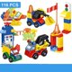 thumbnail image 1 of La escena urbana de partículas grandes y el bloque de construcción de automóviles en constante cambio son compatibles con el juguete Diy que ambos, 1 of 2