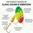 thumbnail image 2 of Panther Martin PMH_1_FTH Classic Holographic Spinners Fishing Lure - Fire Tiger Holographic - 1 (1/32 oz), 2 of 6