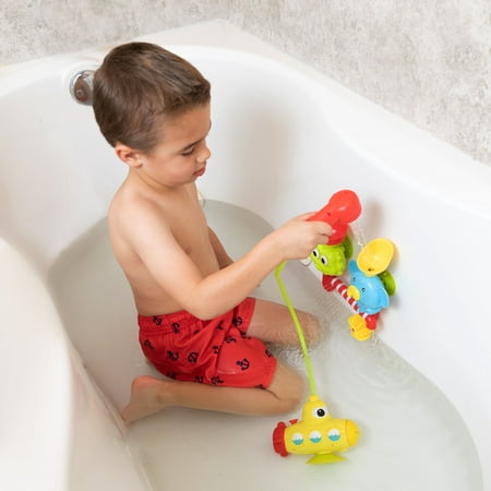 Toy To Enjoy Bath Toy - Easy Grip, Battery Operated Water Pump - Submarine Spray Station for Children Kids Toddlers Tub/Pool