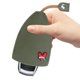 thumbnail image 5 of Ndcxsfigh Carteras para Llaves Dibujos Animados Cuero PU Bolsas para Llaves Extraíbles Creativas (corazón Verde Militar), 5 of 9